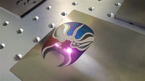 cnc machines that deliver color when etching glass|color laser engraving process.